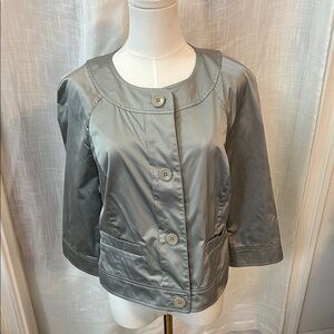 Valette Silver Women's Lightweight Crop Jacket.